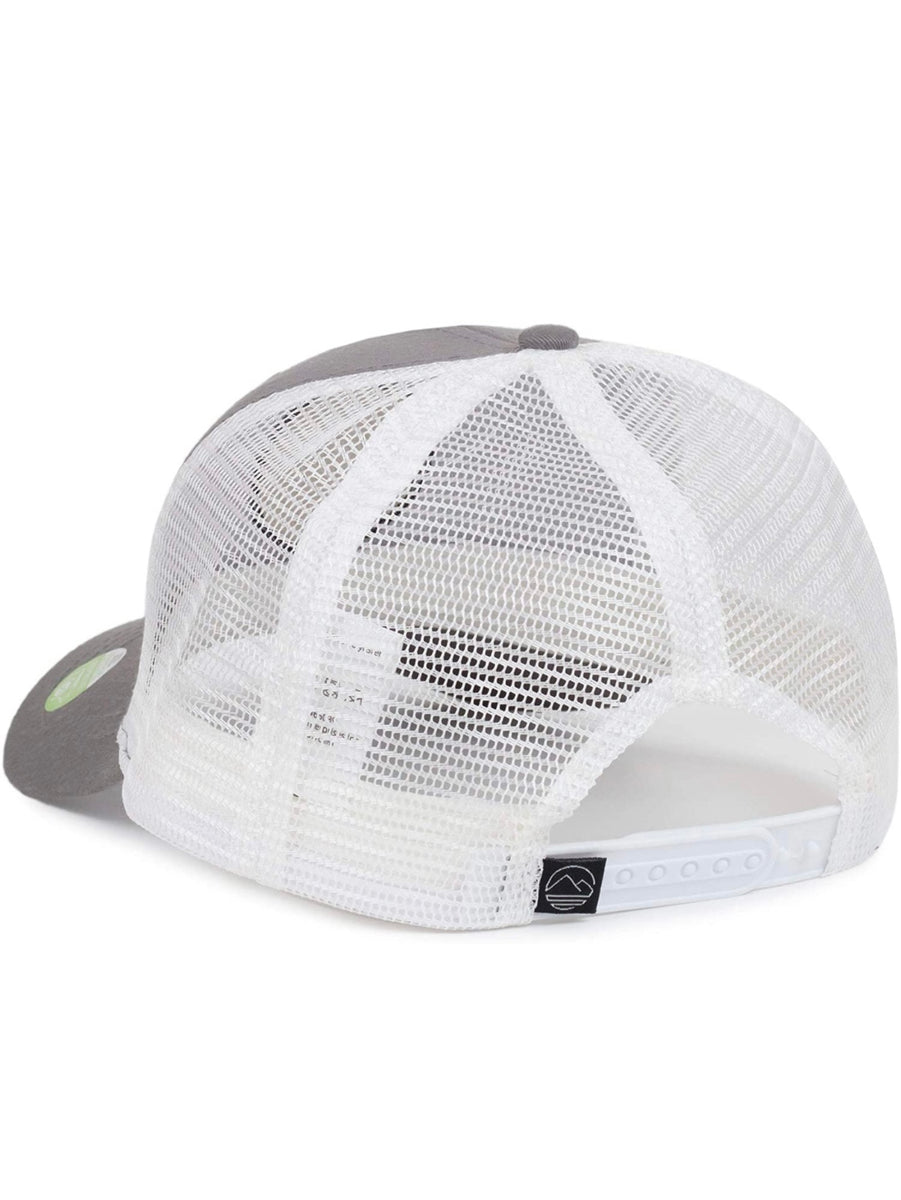 Gray and white trucker hat cheap
