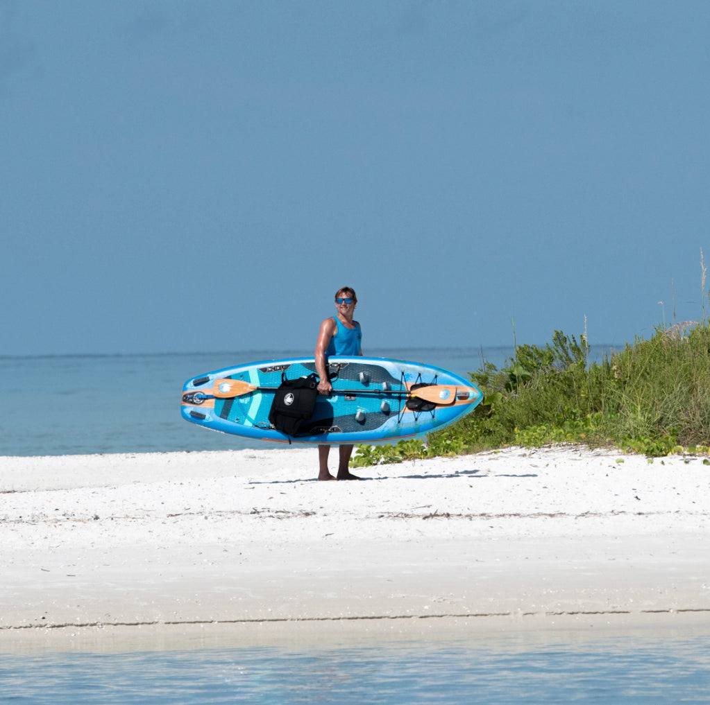 Body Glove Porter Inflatable Kayak / SUP (9.5 ft.) Paddle Gear