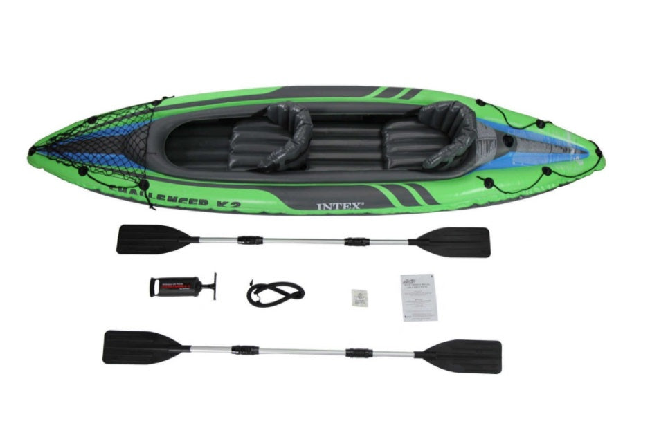 Intex K2 Challenger Double Kayak – Paddle Gear