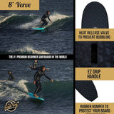 8’ South Bay Verve Soft-top Surfboard