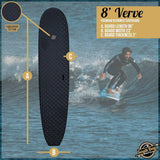8’ South Bay Verve Soft-top Surfboard