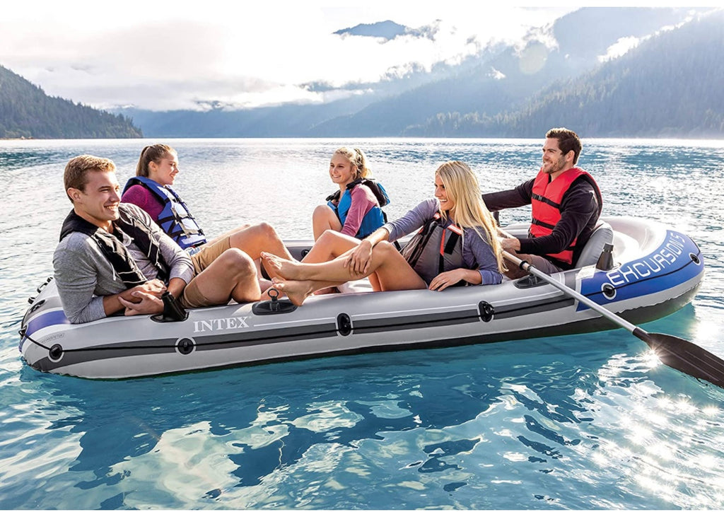 Intex Excursion 5 Inflatable Boat – Paddle Gear