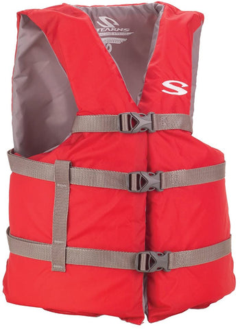 Stearns PFD Adult Nylon Universal Vest - Red